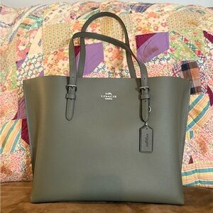 Coach Olive leather Mollie Tote